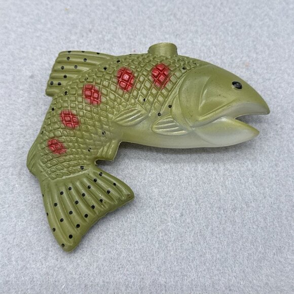 Vintage Trout Fish Blow Molds String Lights Indoor Man Cave Holiday 12" 1997 - Picture 5 of 16